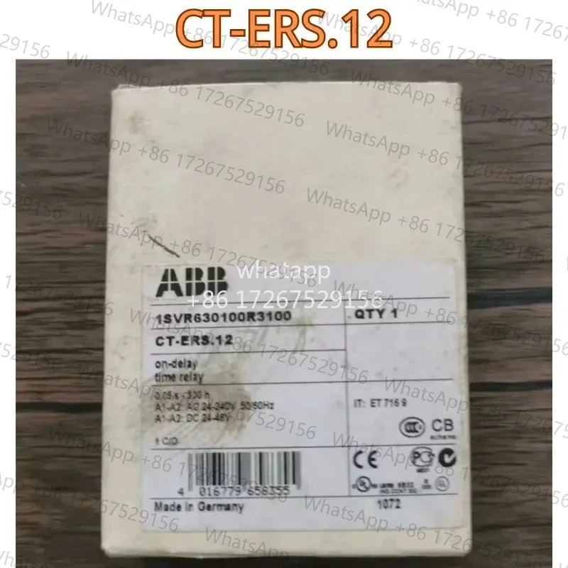 오리지널 타임 릴레이 CT-ERS.12 1SVR 630100 R3100