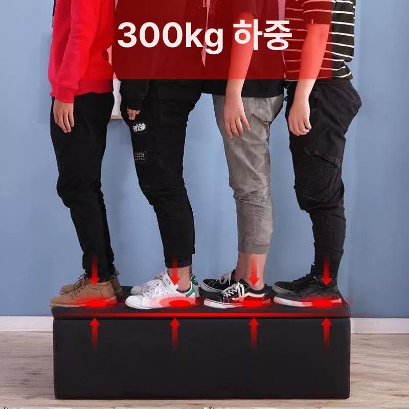쇼파 수납소파 인테리어 수납형 벨벳 서랍형 벤치수납장 방석 패브릭쿠션 서랍수납 - 상세 이미지 4