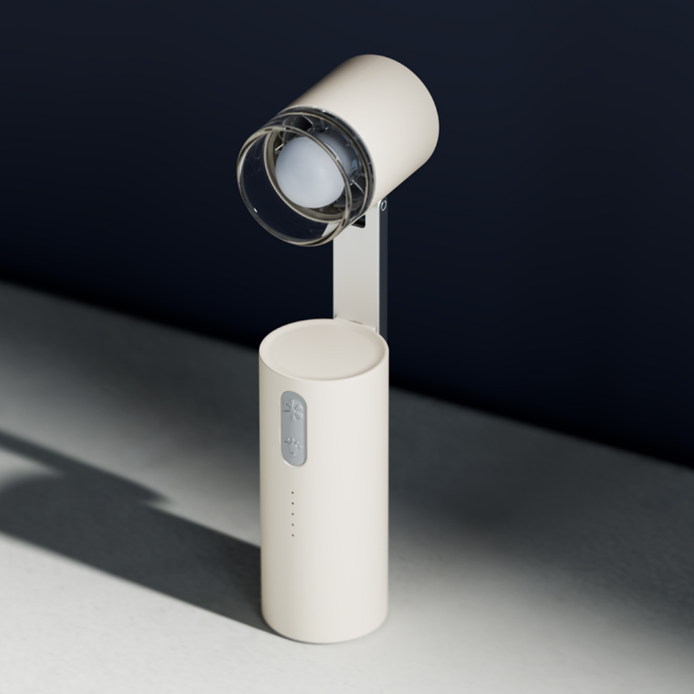 하이온 HP-2Turbo 휴대용 무선 LED 조명 각도 조절 미니 선풍기 이미지 7