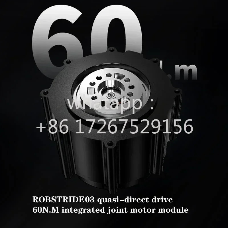 리퍼 ROBSTRIDE03collimationdriv60NMintegratedjointmotormodule3 in 1 모터 유성 감속기 드라이버듀얼