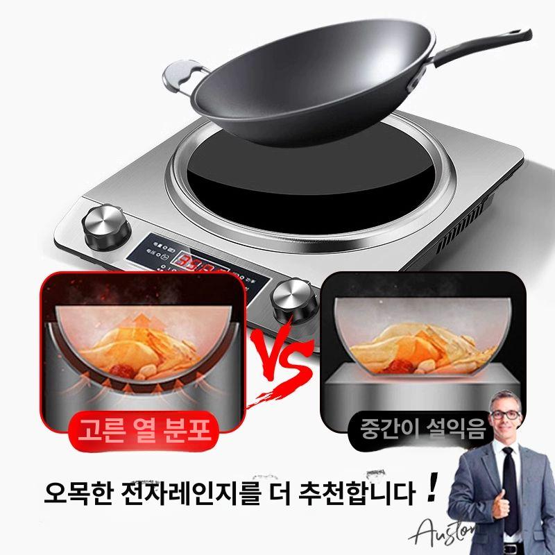 포터블 업소용인덕션 이동식 캠핑용 웍용 원형 가정용 고화력 여행용 화구 식당용 - 상세 이미지 3