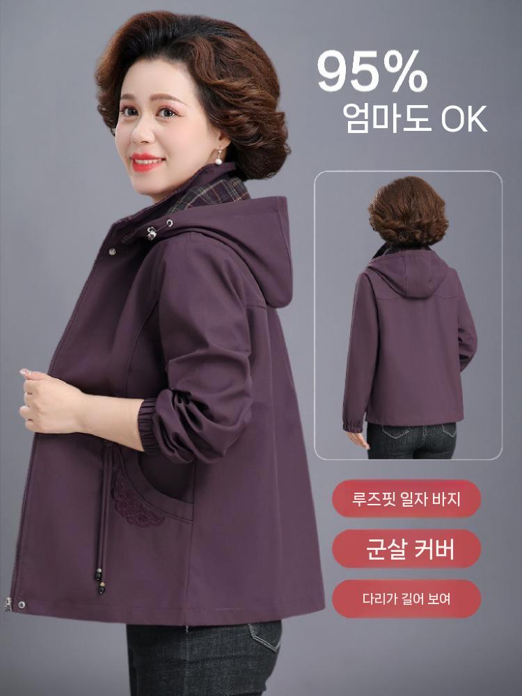 중년여성 블라우스 빅사이즈 반팔 - 상세 이미지 3