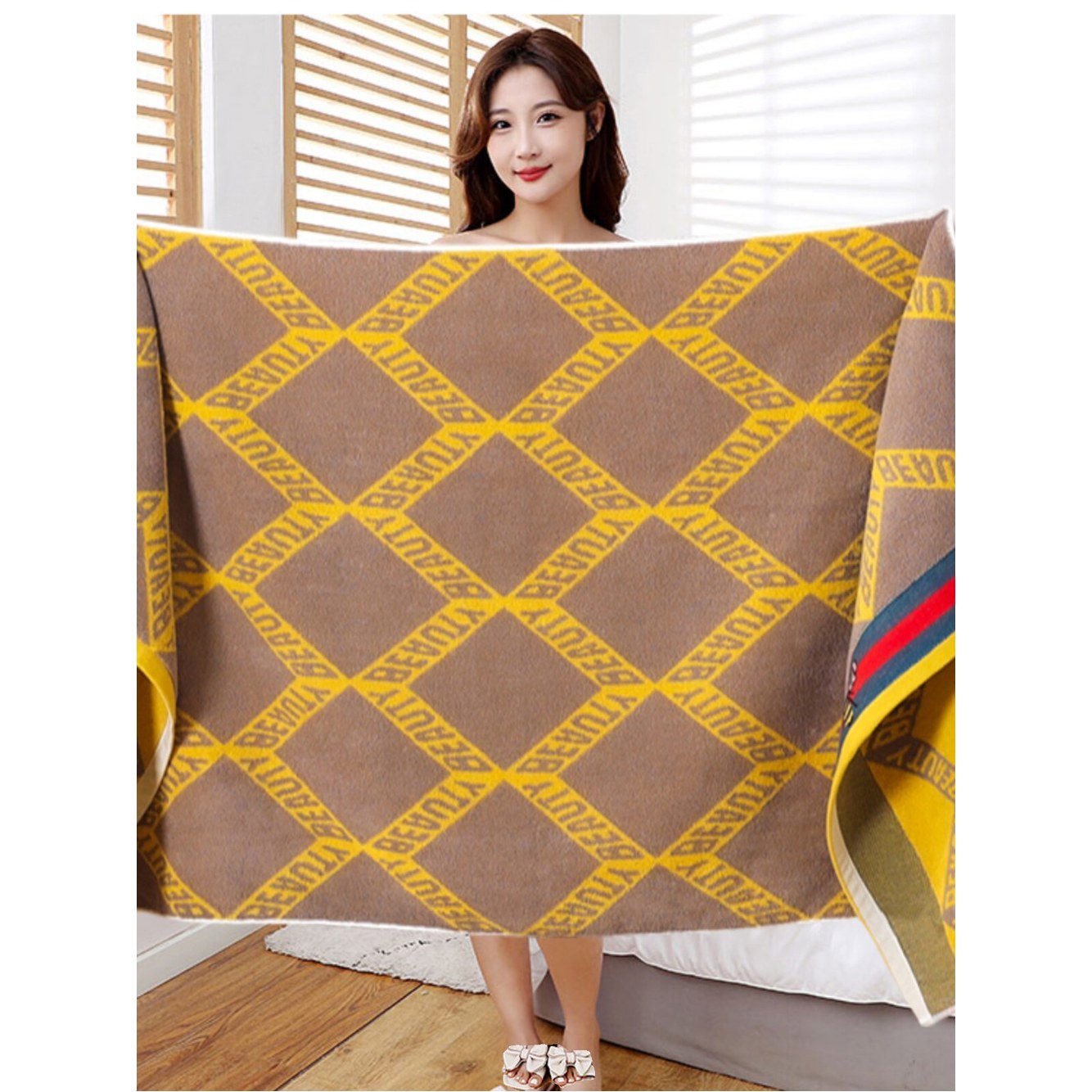 사우나 목욕 그레이 시트 빅사이즈목욕가운 다용도 방수 휴대용 증가 패밀리 70x140cm 초대형 몽롱 빅사이즈 몽롱 패밀리 그레이 70x140cm - 상세 이미지 3