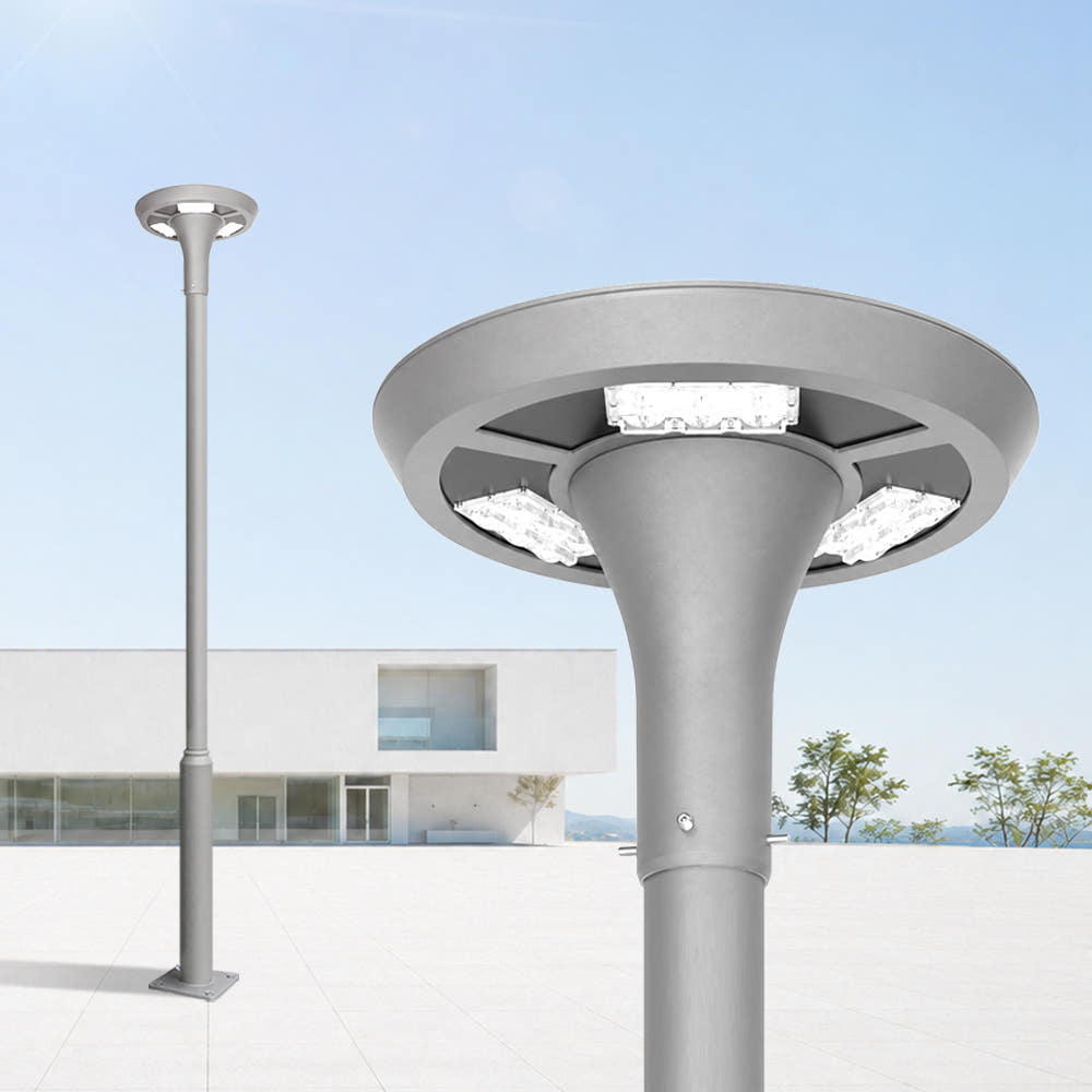 정원 LED 조명 원형 잔디 가로등 50W 문주 경관조명 아파트가로등 종류 설치 기둥 5m - 상세 이미지 2