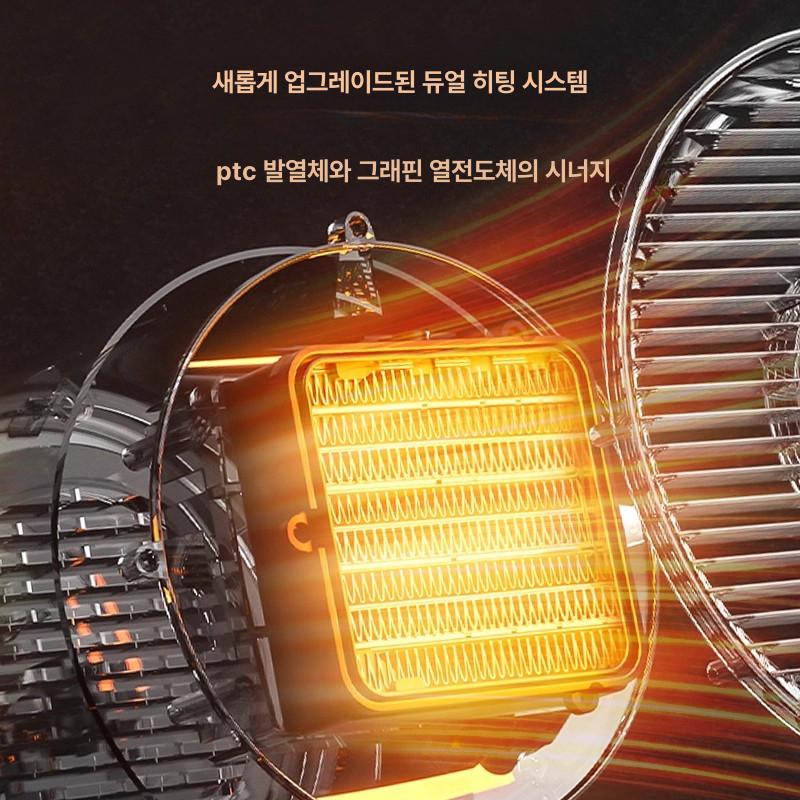 미니 온풍기 2세대 PTC 절전형 가정용 원룸 난방기 - 상세 이미지 3