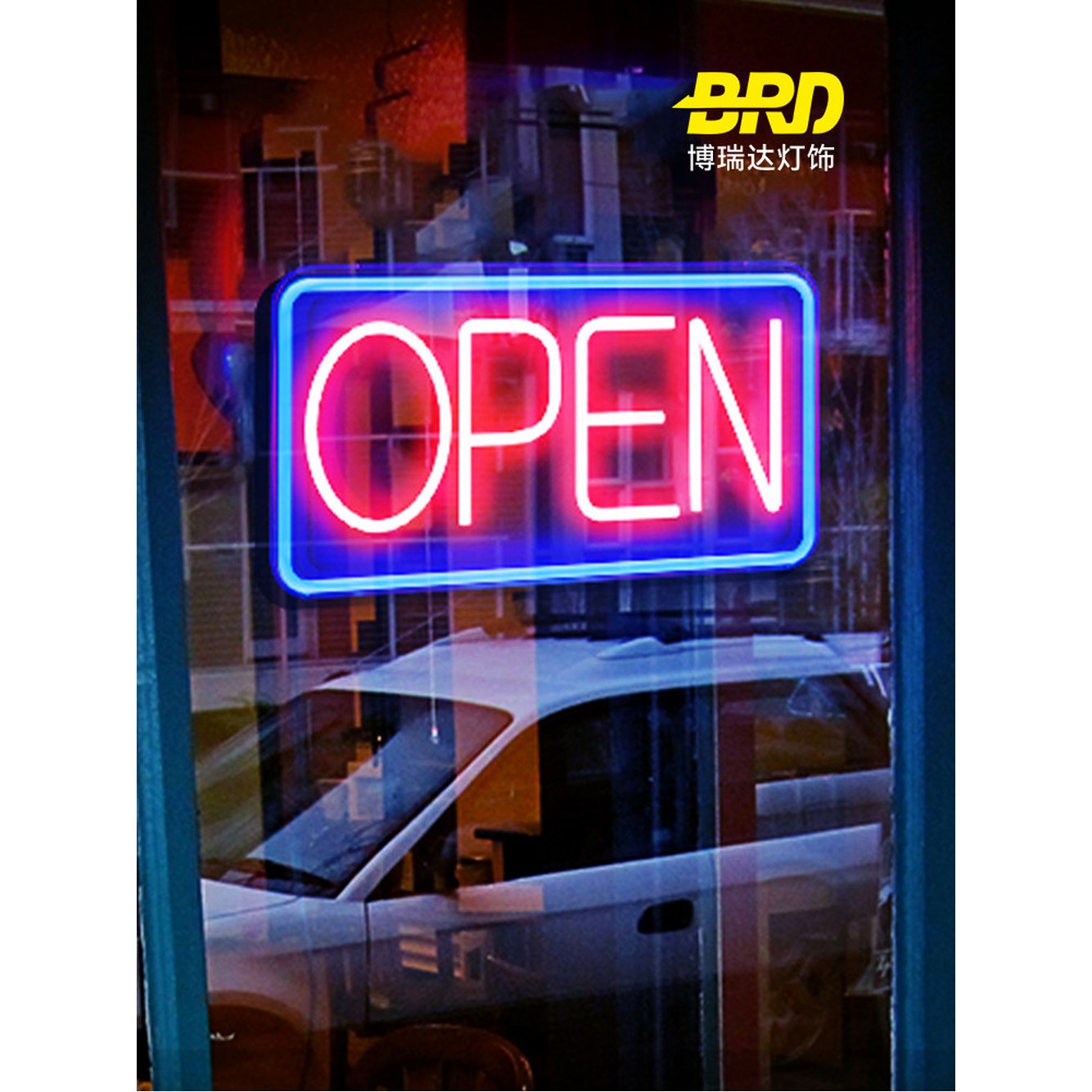 조명 사인 실내 창문 영업중 간판 60x15x8 LED 3D 30 문구 가게 OPEN1 30X20cm 타원 20cm 타원 OPEN1 30 20cm - 상세 이미지 3