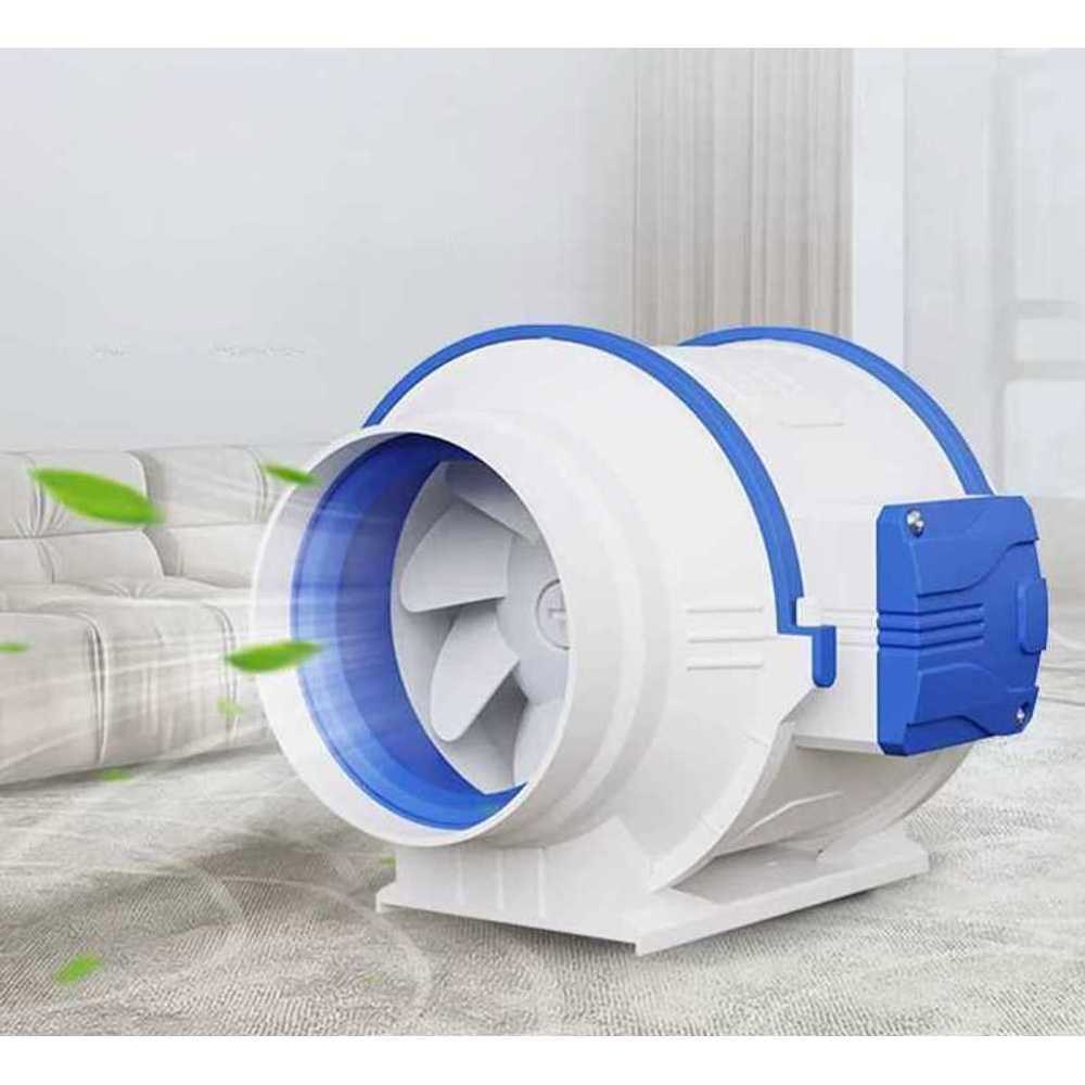 무소음 8인치팬 산업용 소형송풍기 송풍기 가변 16 닥트 강력한 220V 업소용 1 플러그인 모델 3인치 인계 75mm 초무음 - 상품 이미지