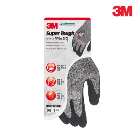 3M 3M 슈퍼터프 라텍스 안전장갑 코팅장갑