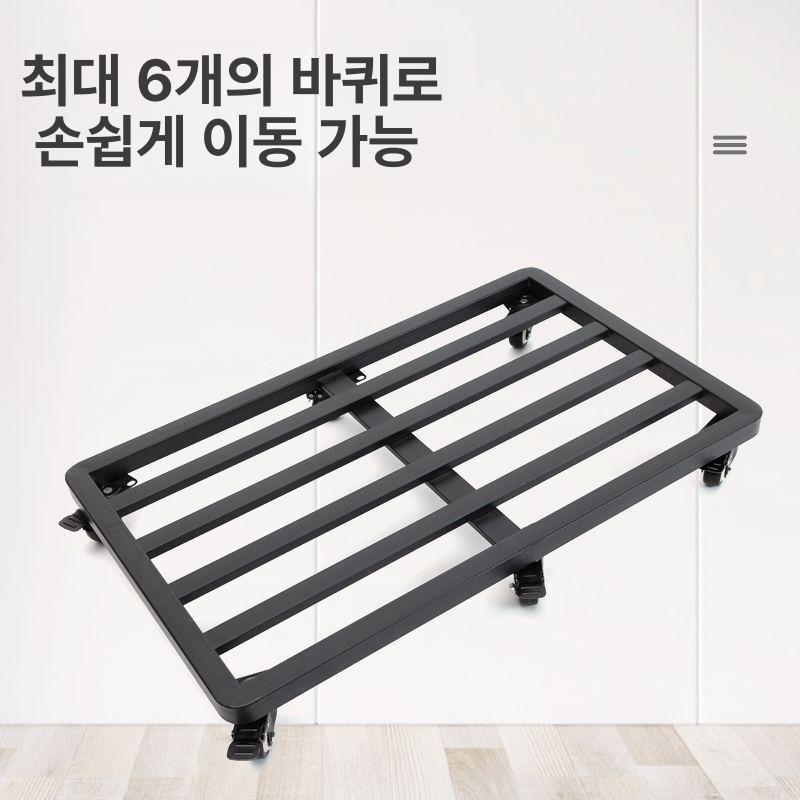 대형 트레이 롤러 이동식받침대 화분받침대 이동화분 바퀴달린 섀시 팔레트 바닥 - 상세 이미지 5