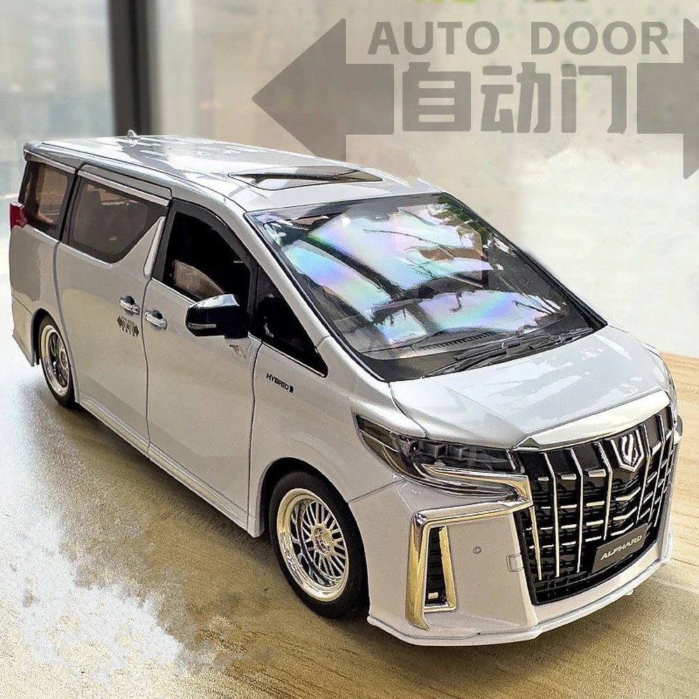 화이트1/32엘파세트 Hight 타 패밀리카 MPV 1 24 1/24 모델 합금 럭셔리카 미니밴 1 화이트1/32엘파세트 문 MPV 미니밴 - 상품 이미지