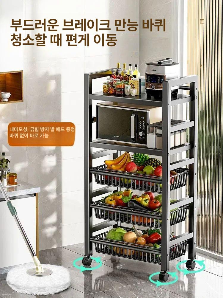 주방 냄비선반 철제 조리대 랙 레일 정리대 식당 다용도 걸이형 걸이식 수납선반 이미지 6