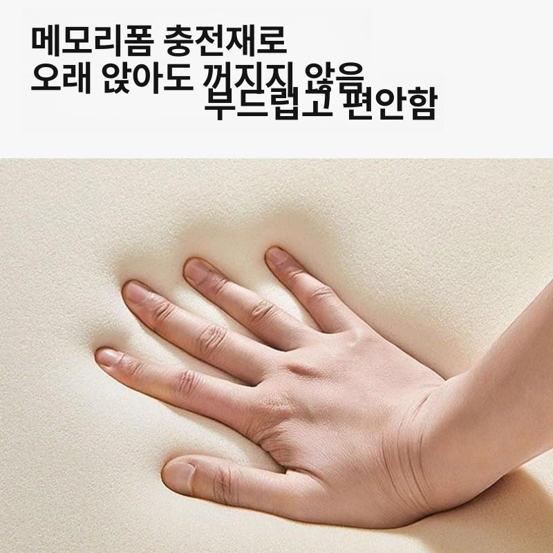 허리편한 의자 다이닝체어 심플 고급 튼튼한 주방 고품질 클래식 패브릭 팔걸이 - 상세 이미지 4