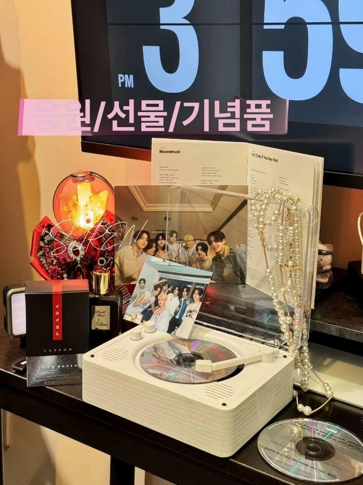 레트로 cd플레이어 휴대용 디스크 씨디 음악 오디오 블루투스스피커 포터블 시디 - 상세 이미지 5
