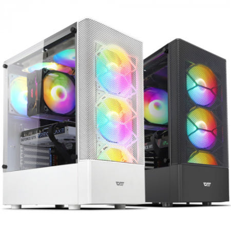 darkFlash DK200 RGB 강화유리 (화이트)