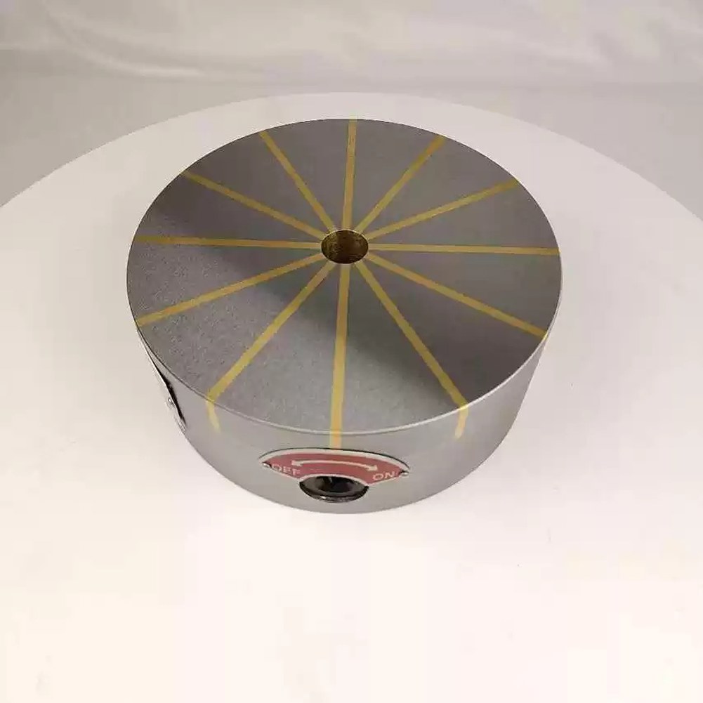 바이스 영구 밀링 지름 300MM 마그네틱척 원형 자력 강철 척 전자척 테이블 두께 1 그라인더 내역 100mm 평생수리 60일 - 상품 이미지