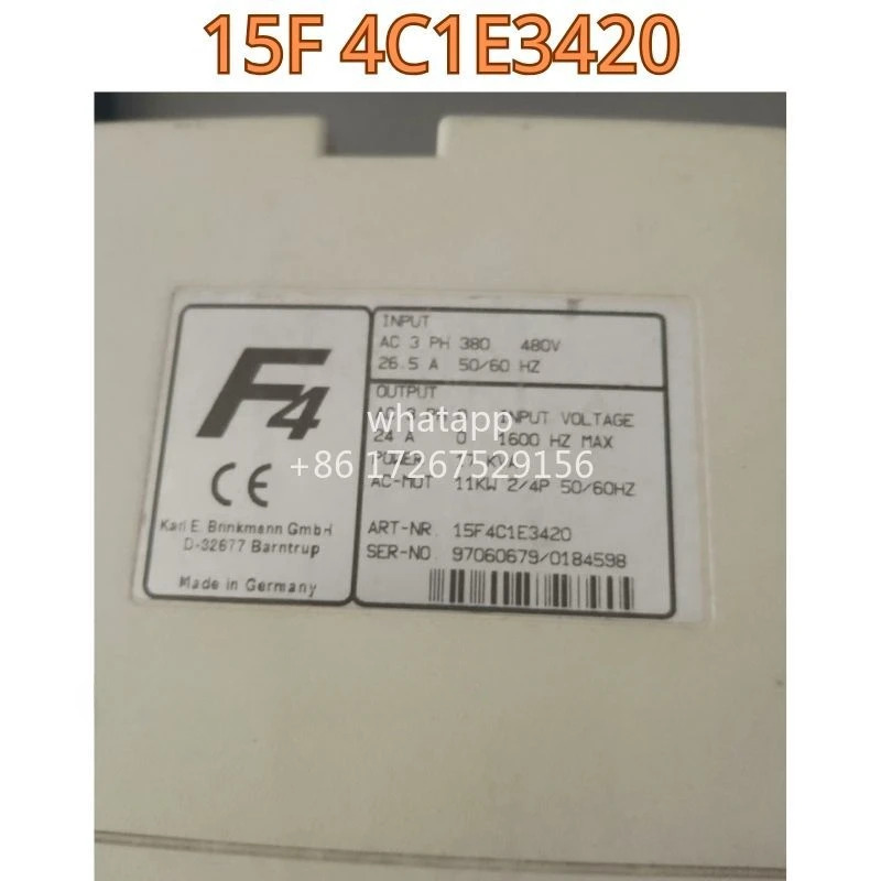 리퍼된 주파수 변환기 15F 4C1E3420 15F4C1E3420 4C1E-3420 기능 리퍼 OK