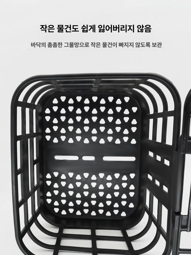 프론트 전기자전거바구니 방수 배달 박스 가방 바스켓 수납함 - 상세 이미지 5
