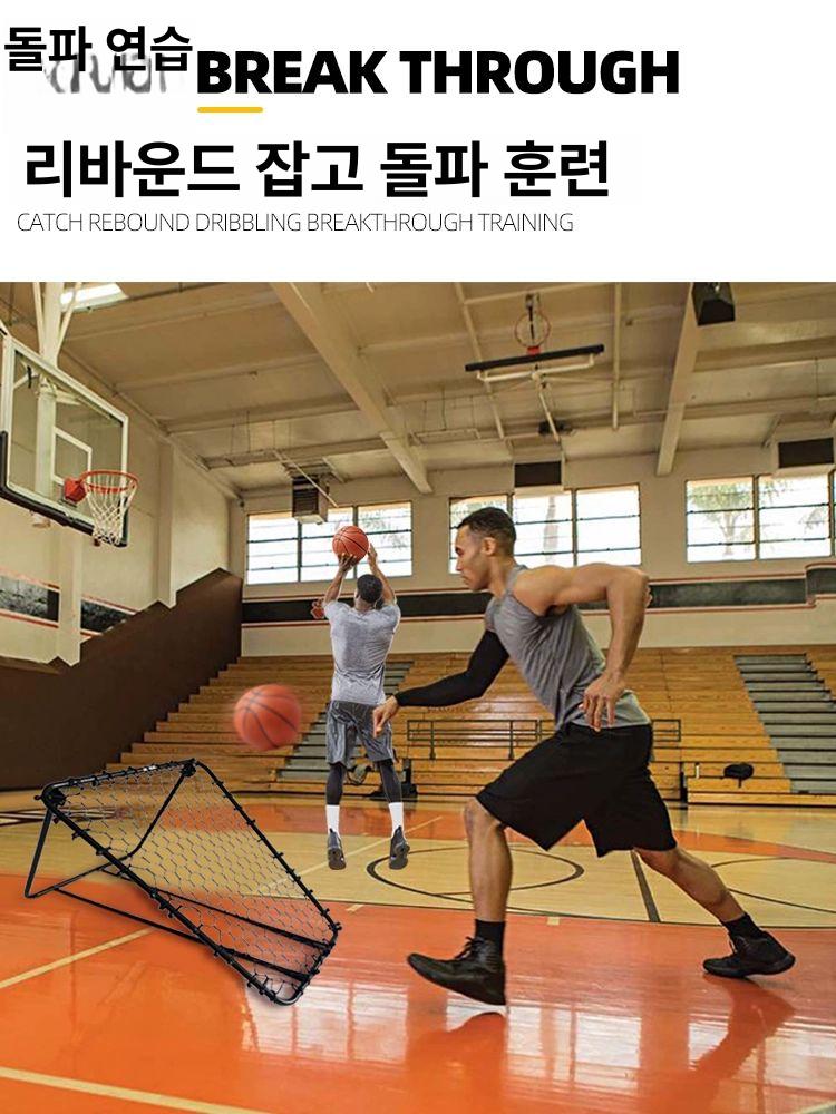 실내 보조장비 에어리스 방음 연습 패드 프레임 매트 스포츠 네트 바닥 - 상세 이미지 5