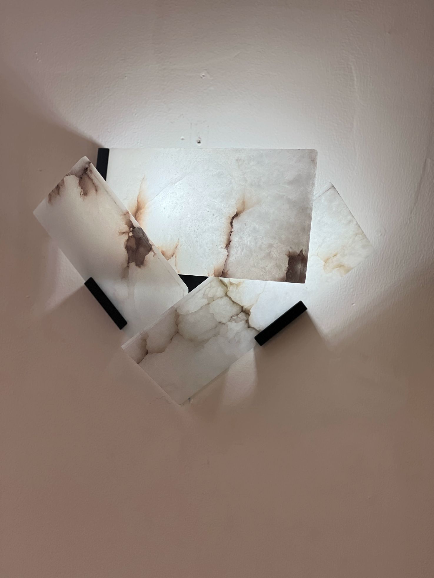 대리석 벽등 침실 디자인 북유럽 모던 벽조명 복도 장식 아트 레스토랑 빈티지 브론즈 - 상세 이미지 5