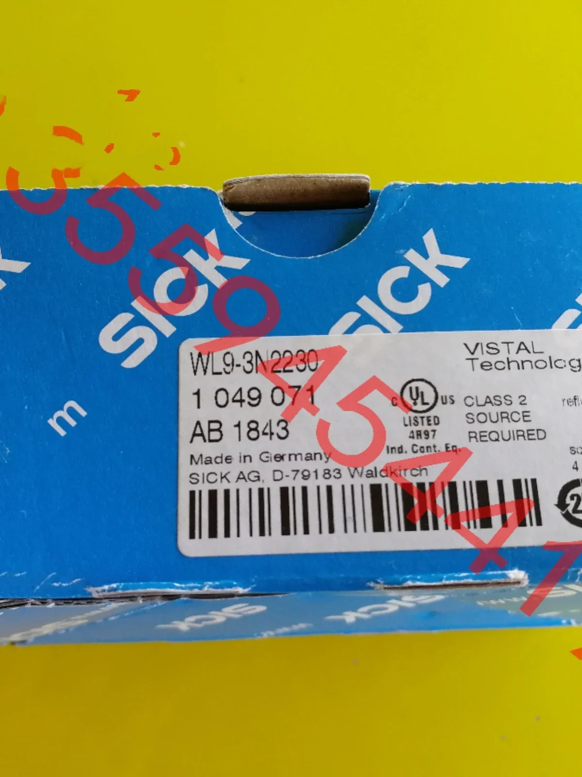 2025.4 SICK 센서 1049071 WL9-3N2230 포장 오리지널