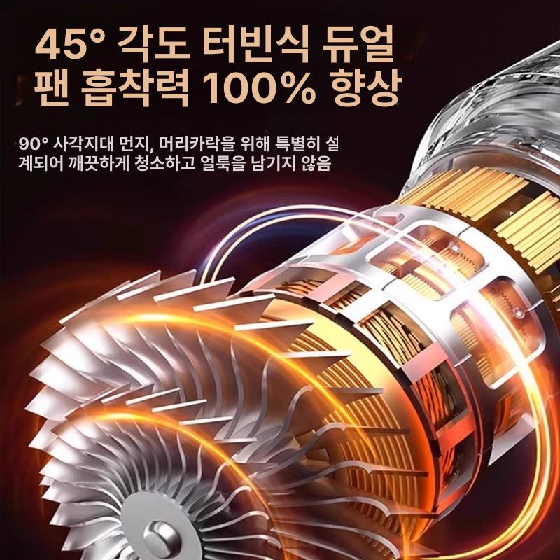 휴대용 진공청소기 다목적 핸디 먼지 가전 차량용무선청소기 핸드헬드 강력흡입 - 상세 이미지 2