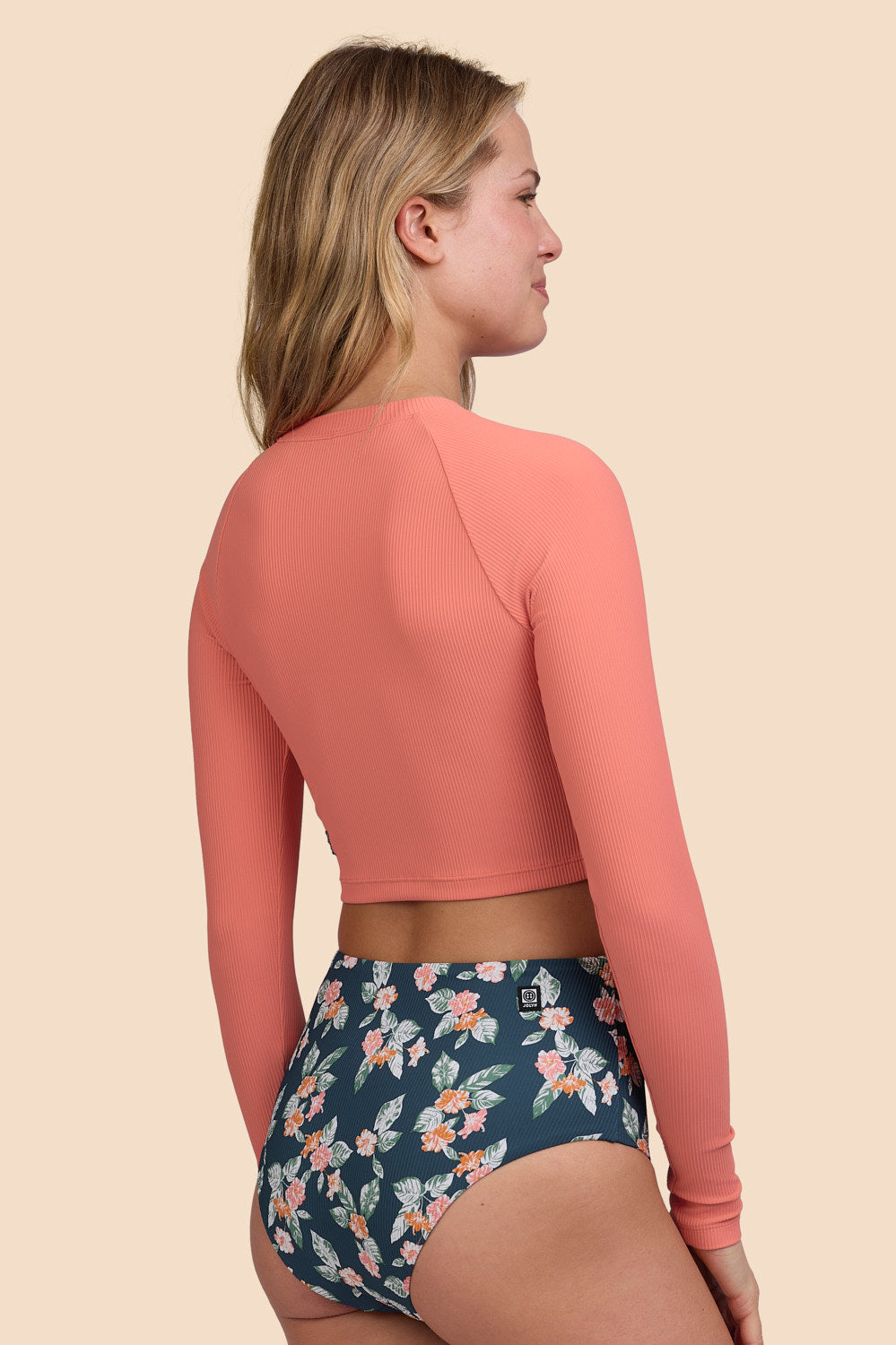 졸린 래쉬가드 Moana Long Sleeve Cropped Serrano Ribbed - 상세 이미지 3