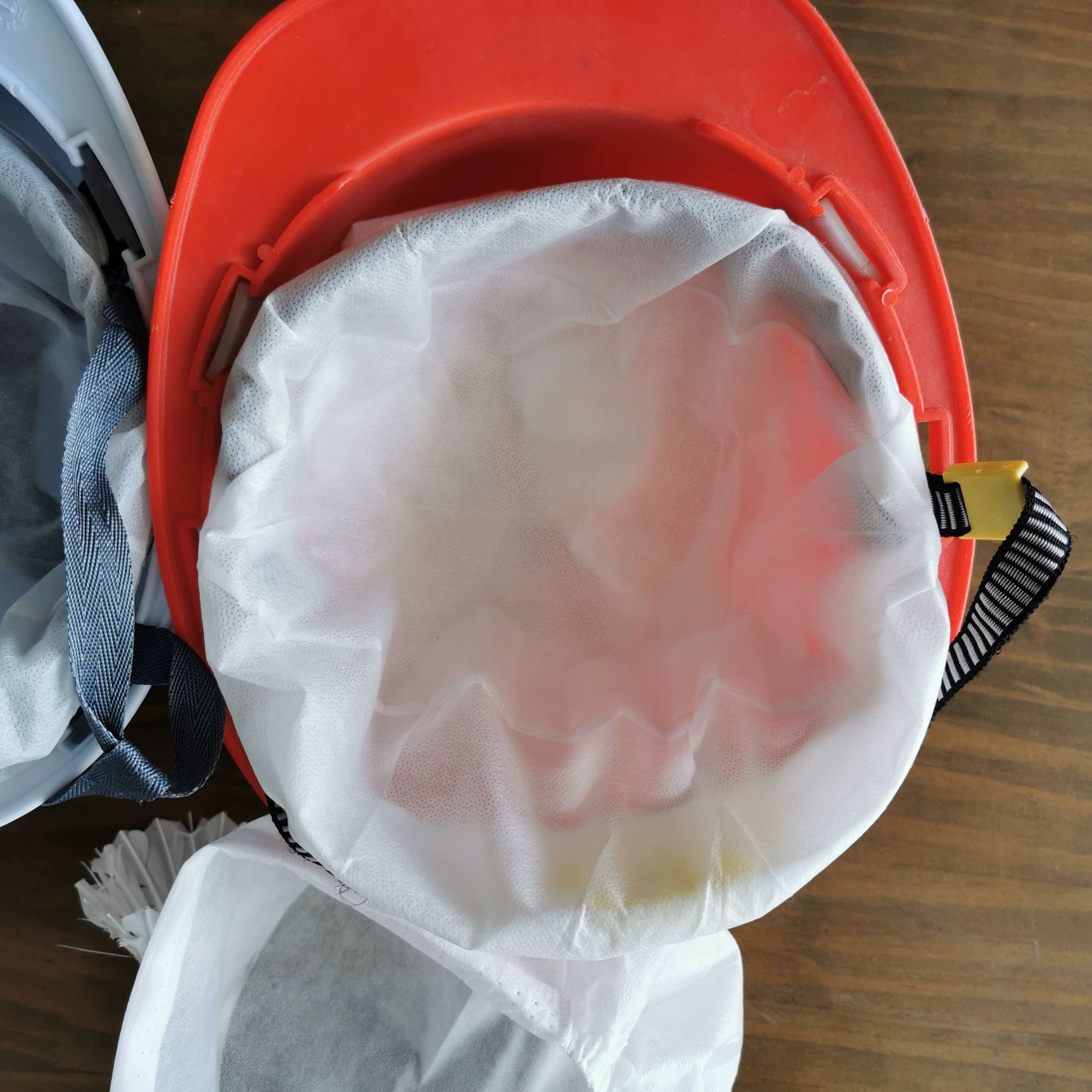 땀흡수 안전모내피 통기성 헬멧 작업용 여름용 위생 라이너 땀받이 건설 방지 - 상세 이미지 4