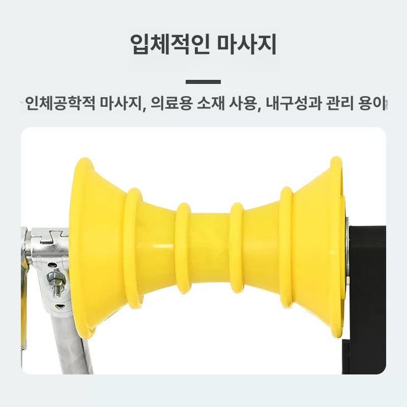 퍼플 종아리지압롤러 롤링 스트레쳐 근육 이완 손잡이 뭉친 셀프 피트니스 지압봉 - 상세 이미지 3