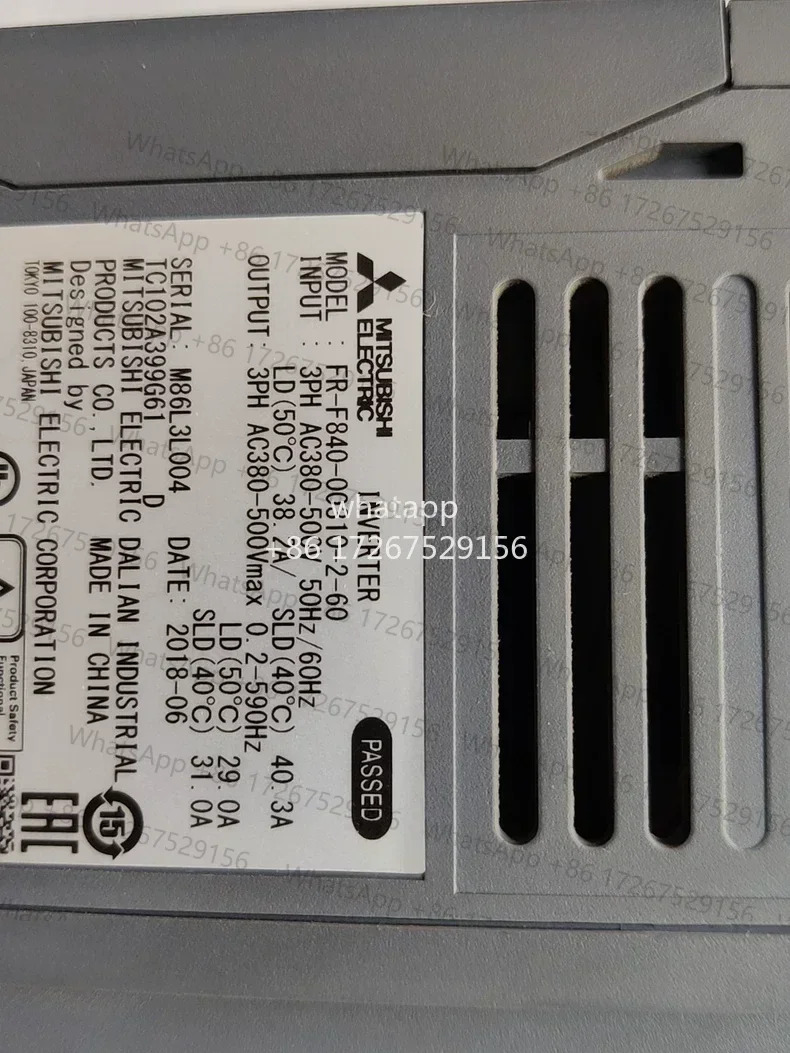 주파수 변환기 FR-F840-00310-2-60 15KW 380V