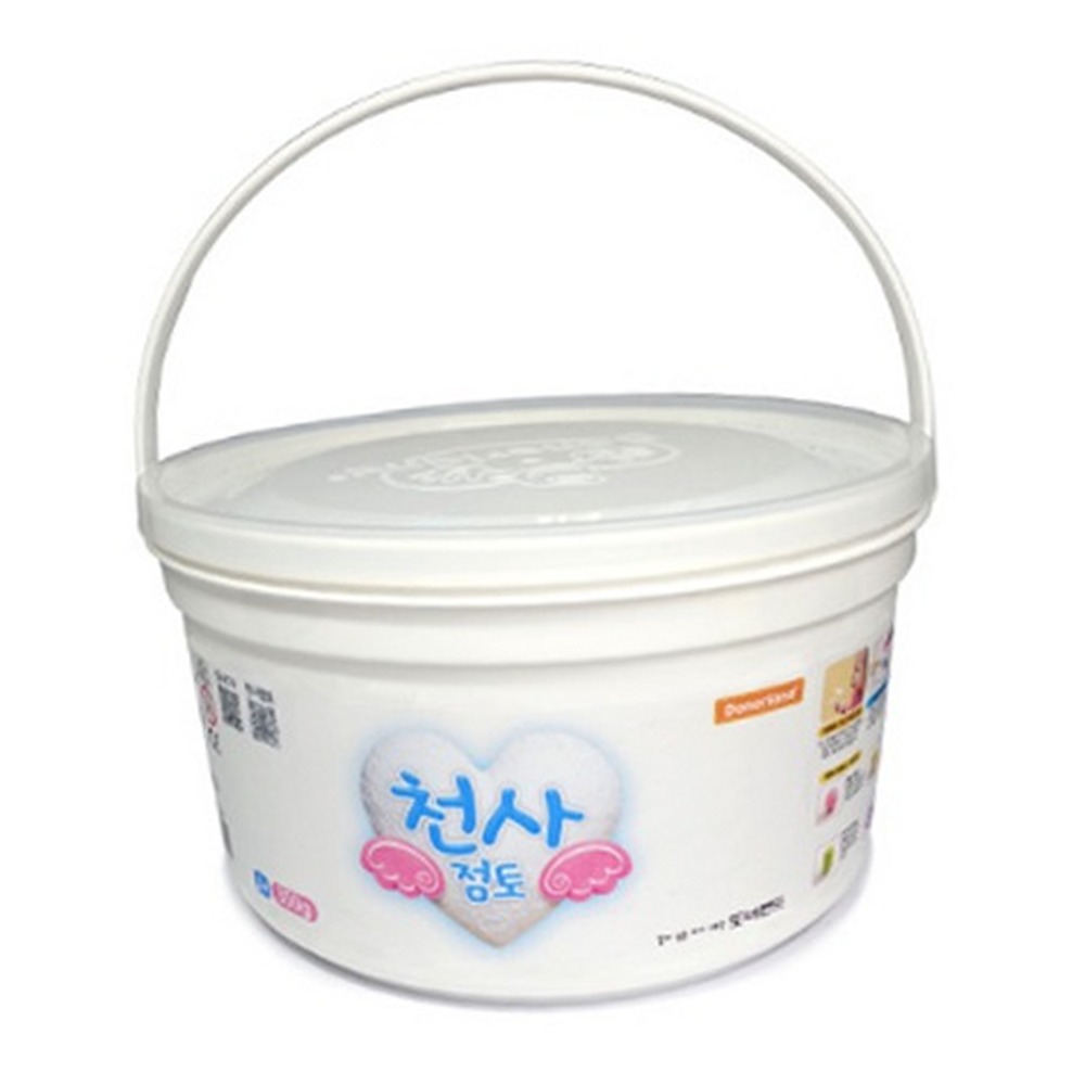 촉감놀이미술용점토놀이 소근육발달교육용 대용량만들기재료천사점토 350g 350g벌크 - 상품 이미지