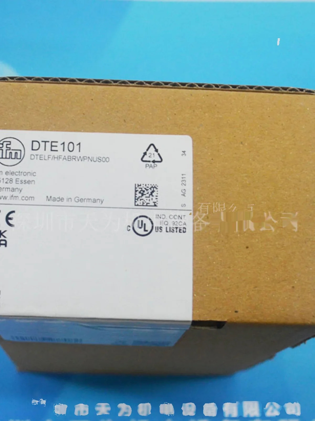 2025.4 독일 IFM Yifumen RFID 추정 장치 LF/HF DTE101 DTE104