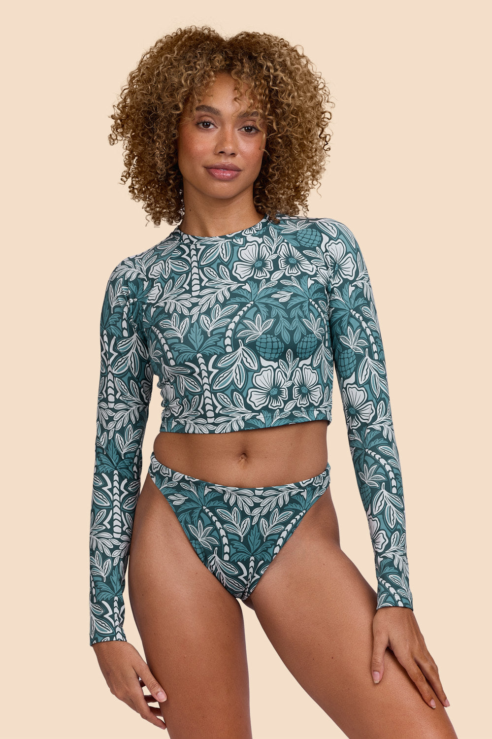 졸린 래쉬가드 Moana Long Sleeve Cropped Shorebreak - 상품 이미지
