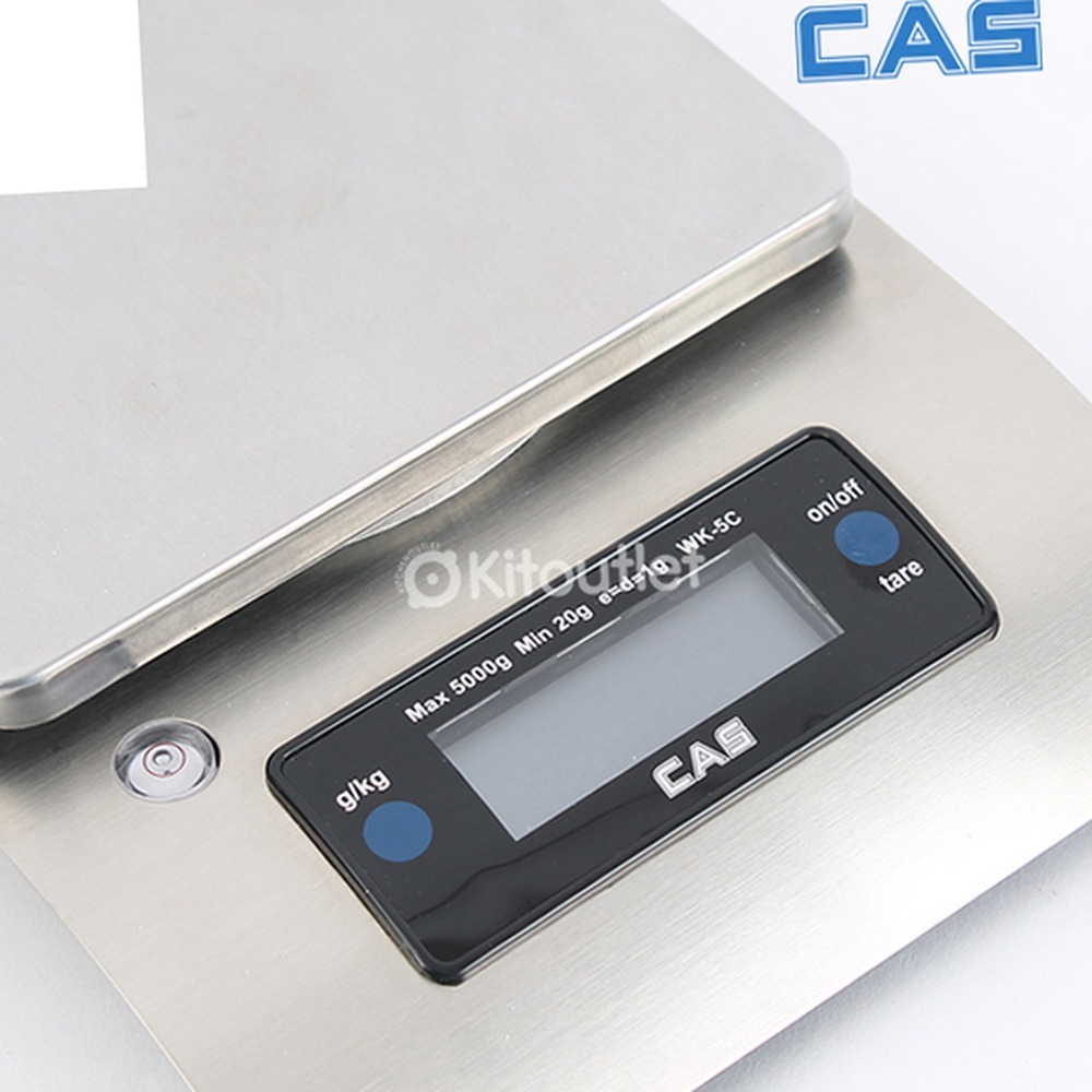 CAS정품무게측정전자저울 대형짐판식품계량디지털저울 생활방수정확한무게 5KG - 상품 이미지