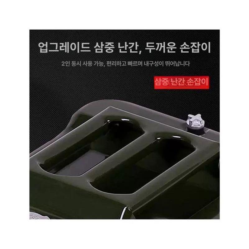 스텐 휘발유통 연료 20리터 차박 탱크 석유 캠핑 주유 직립형 드럼 취사 기름 - 상세 이미지 5