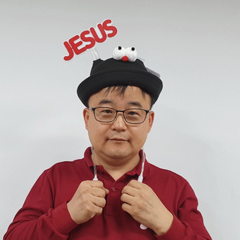 JESUSLOVE교회용메시지모자 커스터마이징기독교용 맞춤제작행사용팝업모자 20개 - 상품 이미지
