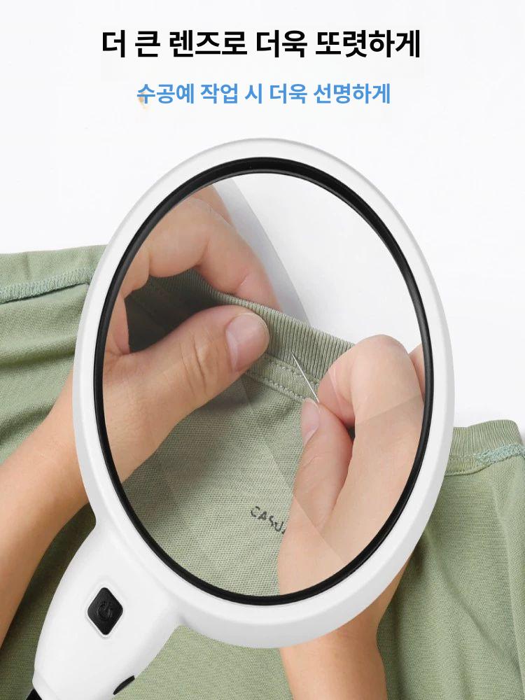 작업용 고배율 수리 스탠드 확대기 루페 납땜 램프 렌즈 관찰 전문가용 독서용 - 상세 이미지 5