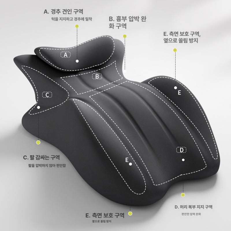 러브쿠션 커플용 등받이 필로우 다리베개 쇼파 - 상세 이미지 3
