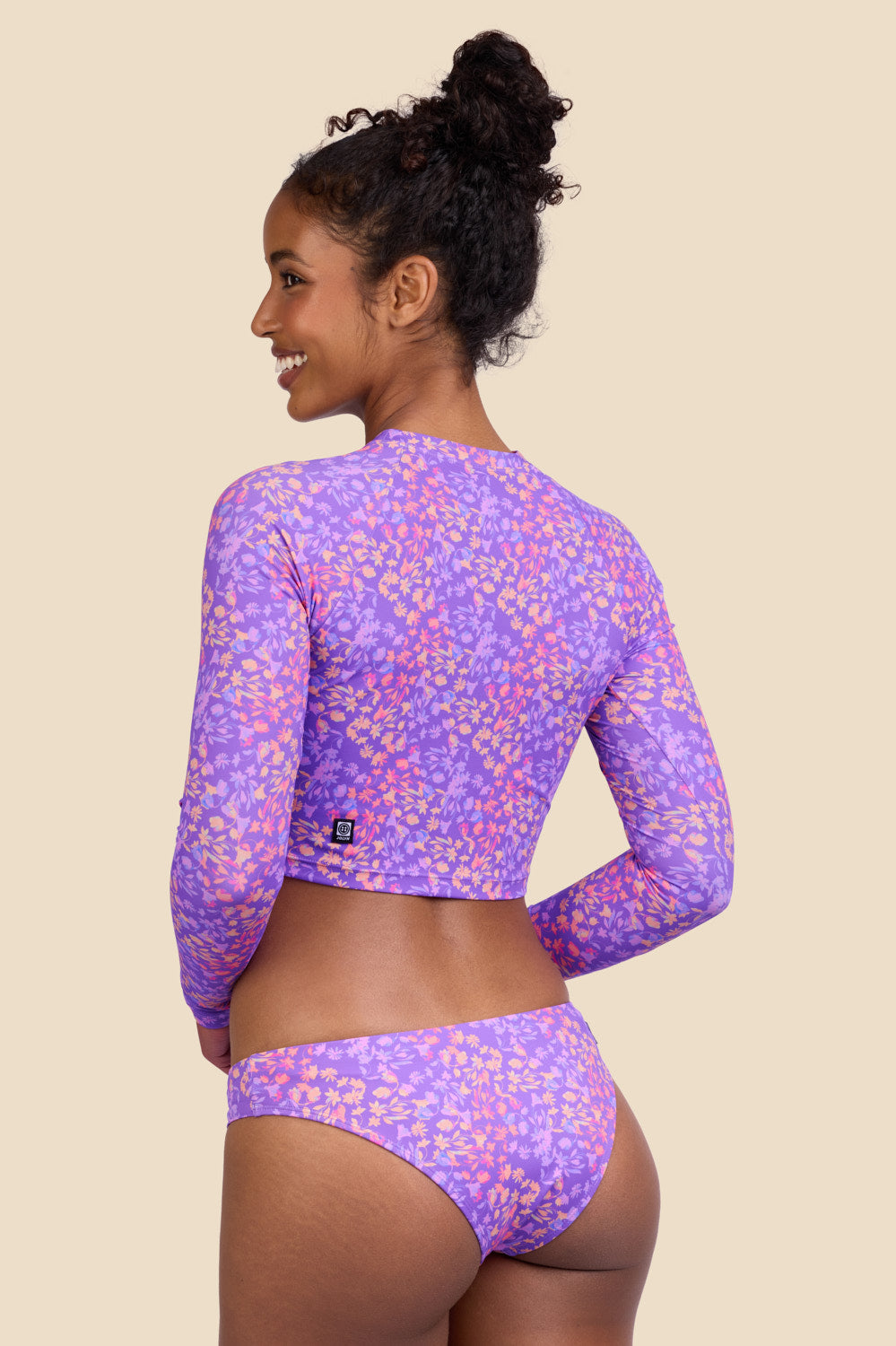 졸린 래쉬가드 Moana Long Sleeve Cropped Jellybean - 상세 이미지 5