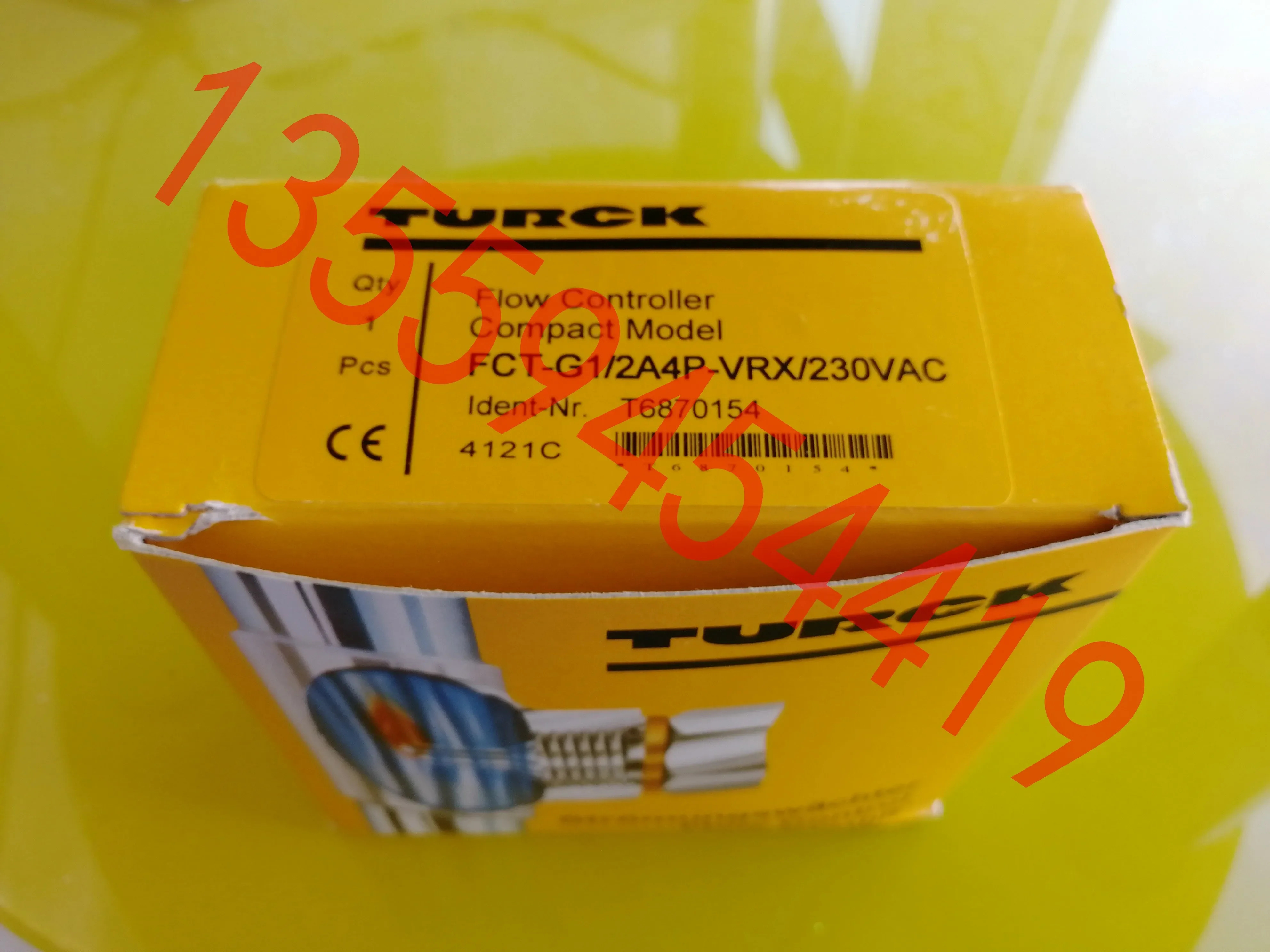2025.4 Turk 유량센서 FCT-G1/2A4P-VRX/230VAC 패키지
