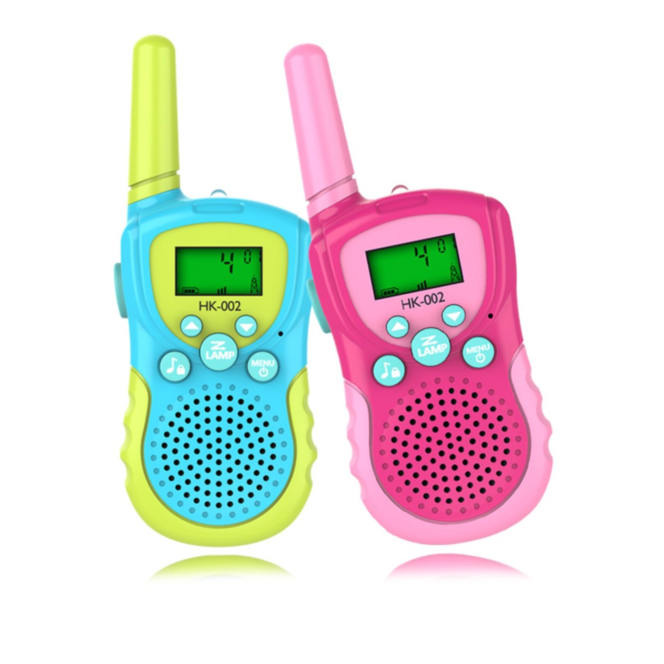 생활무전기 2p 어디에서든 2개 배터리행거끈 earphone 패키지 세트 t388 002뉴핑크한쌍 배터리행거끈 무 - 상품 이미지