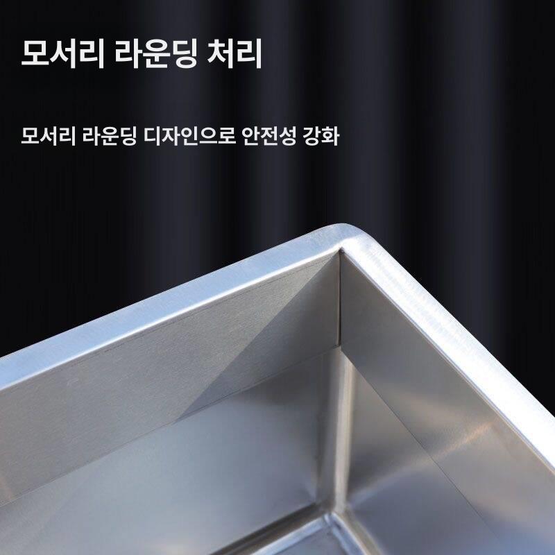 스텐 밀대 싱크 청소통 대걸레통 걸레빠는통 물걸레 걸레빨기 대걸레세척통 청소용품 - 상세 이미지 4