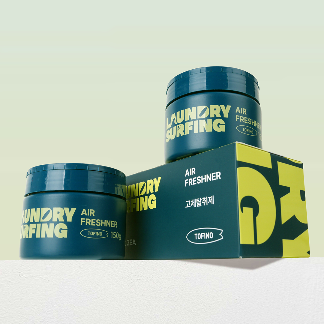 런드리서핑 고체 탈취제 2개입 세트 담배 홀애비 남자 하수구 냄새 제거 150g, 2개 - 상품 이미지