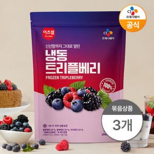 CJ 이츠웰 칠레산 냉동 트리플베리 1kg 3개 블루베리 블랙베리 라즈베... 맛있게 먹은 솔직 후기 - 상품 이미지 1