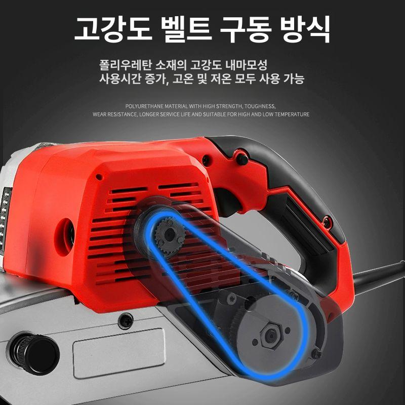 목공 에어벨트샌더 연마기 오일 그라인딩 앵글 공구 연삭 벤드 샌딩벨트 광택 탁상 - 상세 이미지 2