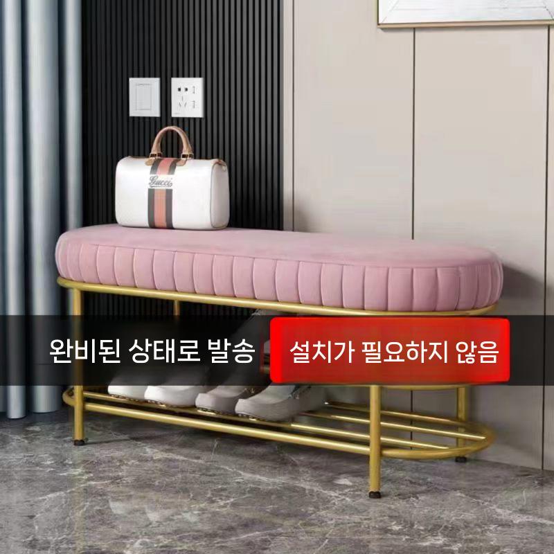 신발장 거실 대기실 벤치 슈벤치 벤치형 현관신발장 신발장의자 현관 수납장 슬림 틈새 정리대 - 상세 이미지 3