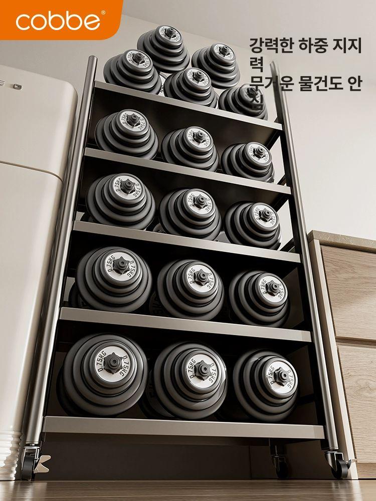 진열장 주방틈새수납장 장식장 다용도 팬트리장 캐비닛 선반장 도어 바퀴달린 미닫이 - 상세 이미지 5