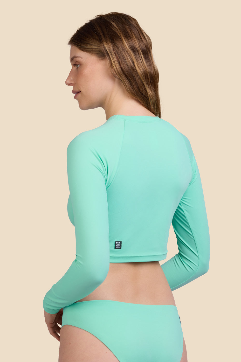 졸린 래쉬가드 Moana Long Sleeve Cropped Mint Tulip - 상세 이미지 5
