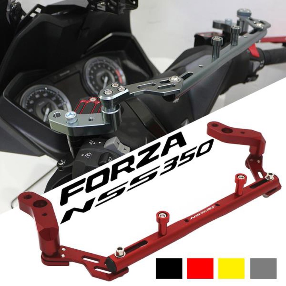 액세서리 350 밸런스 댐퍼 FORZA 레버 바 스탠드 크로스 블랙 휴대폰 거치대 - 상품 이미지