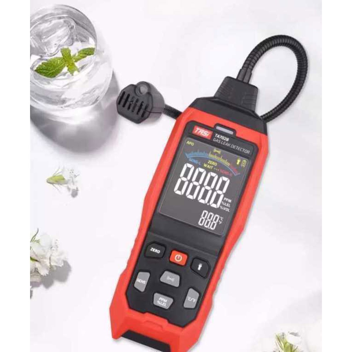 일산화탄소 지그비 220v 경보기 15 무선 가정용 감지 레인지 가스 가스누출감지기 3 TA8408A 컬러스크린타입 범위 0 9P - 상품 이미지