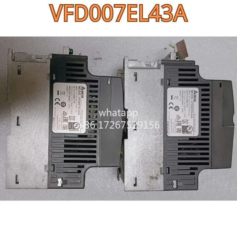 리퍼된 주파수 변환기 VFD007EL43A 0.75KW 380V 기능 리퍼 OK